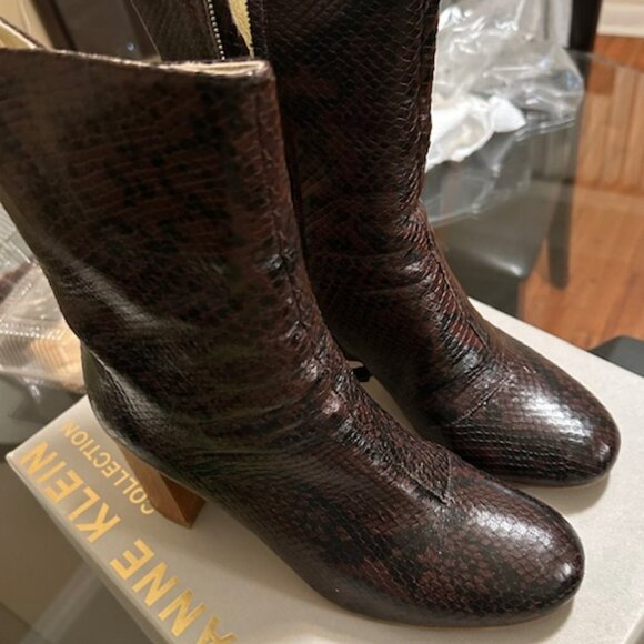 Anne Klein AKSMITH Brown Boots, size 8.5 - Picture 2 of 9